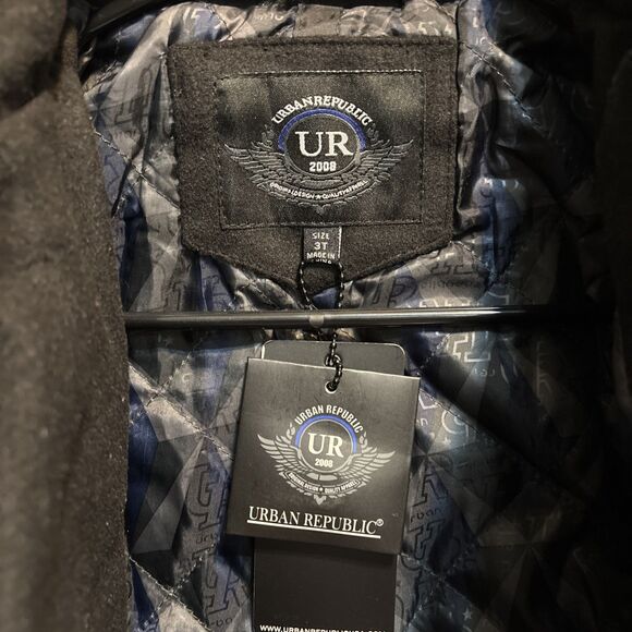 Urban Republic Classic Boys Pea Coat 3T - Picture 5 of 5